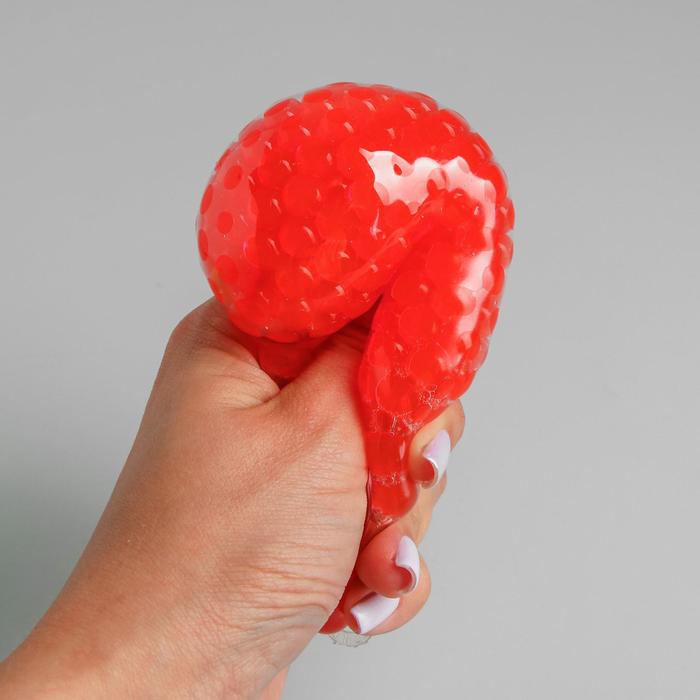 Мялка с гидрогелем "Кругляш" на резинке, цвета МИКС