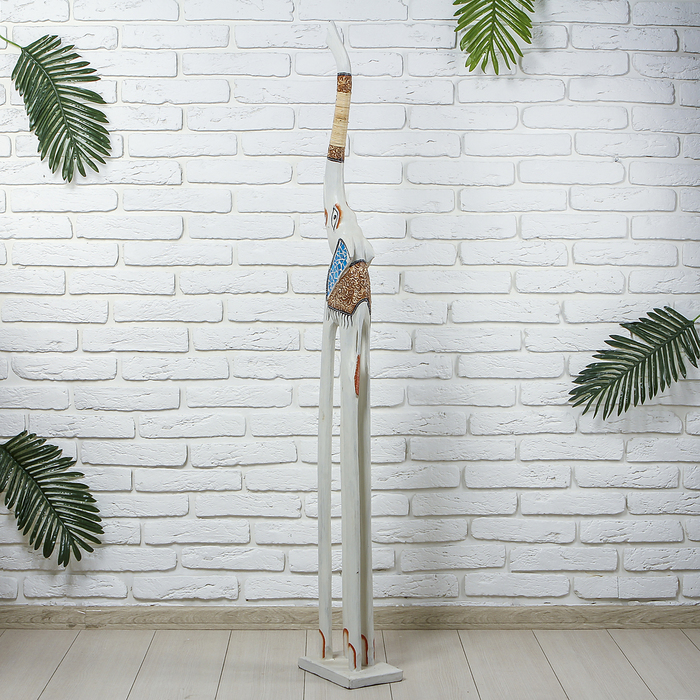 Сувенир дерево "Слон светлый" 23х15х150 см