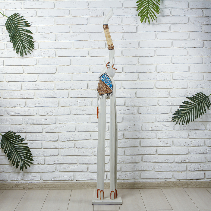 Сувенир дерево "Слон светлый" 23х15х150 см