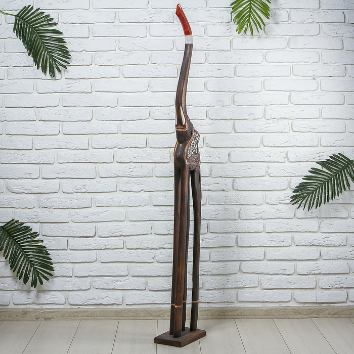 Сувенир дерево "Слон тёмный" 23х15х150 см