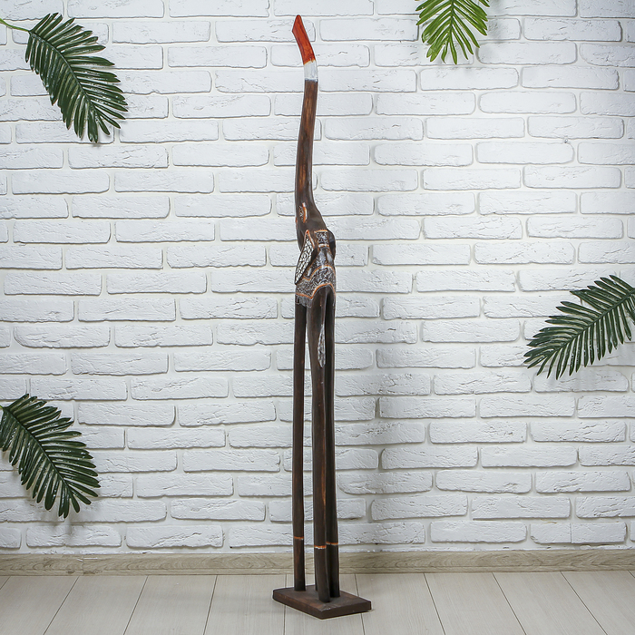 Сувенир дерево "Слон тёмный" 23х15х150 см