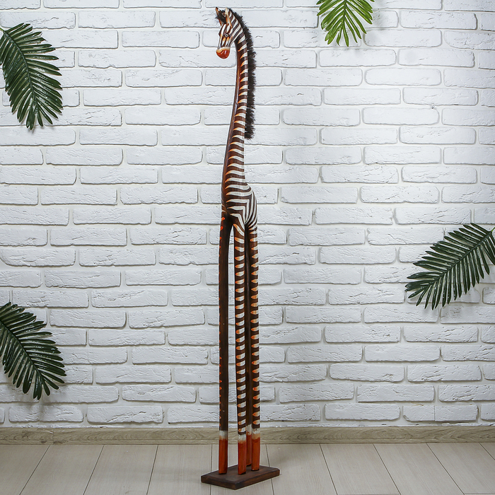 Сувенир дерево "Зебра" 23х15х150 см