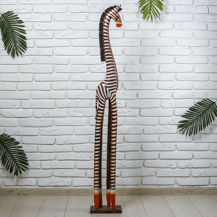 Сувенир дерево "Зебра" 23х15х150 см
