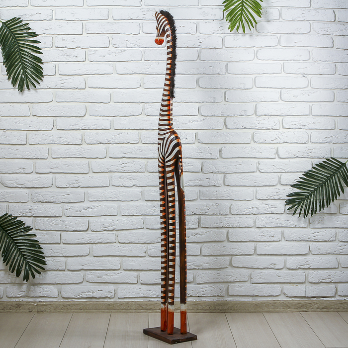 Сувенир дерево "Зебра" 23х15х150 см