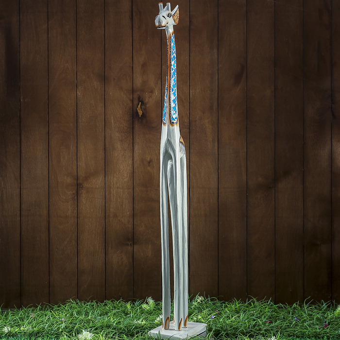 Сувенир дерево "Жираф светлый" 19х12х100 см