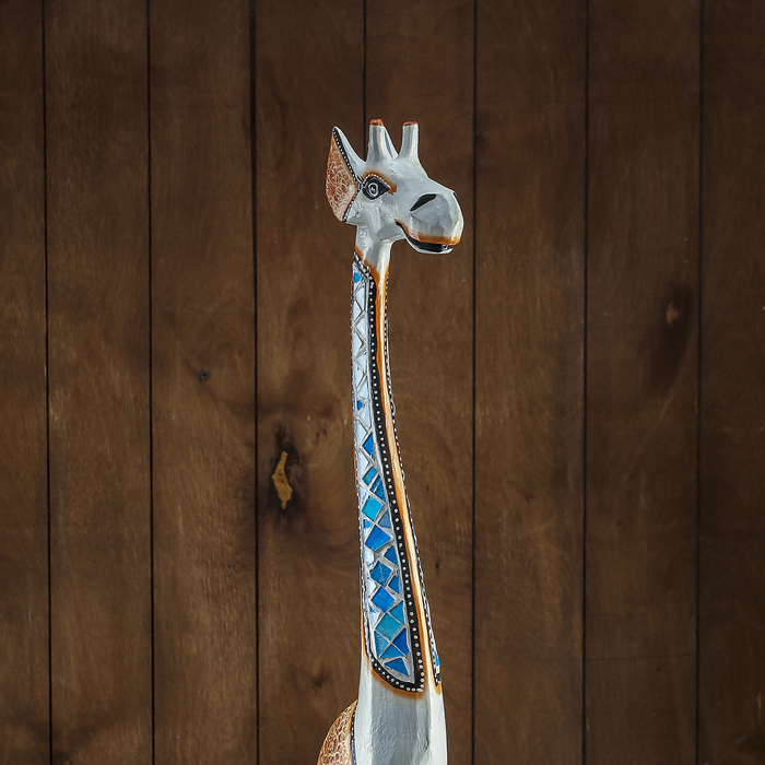Сувенир дерево "Жираф светлый" 19х12х100 см