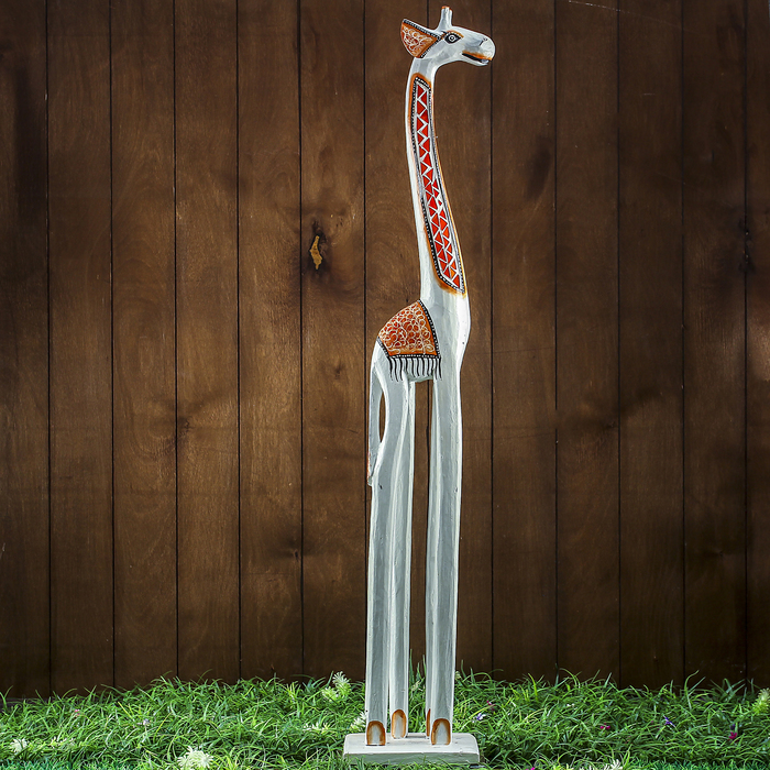 Сувенир дерево "Жираф добрый" 19х12х100 см