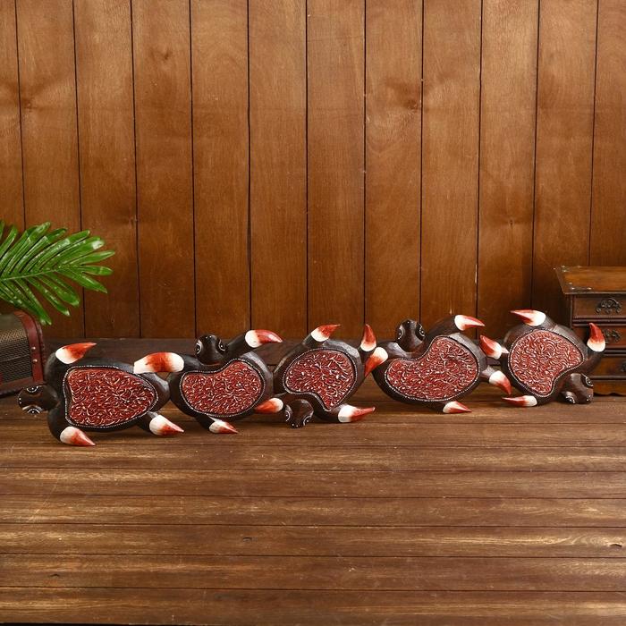 Панно настенное "Черепашки бежевые" 17х1,5х100 см