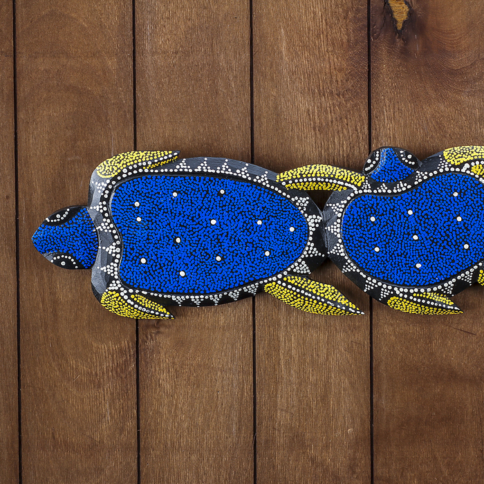 Панно настенное "Морские черепашки" 17х1,5х100 см