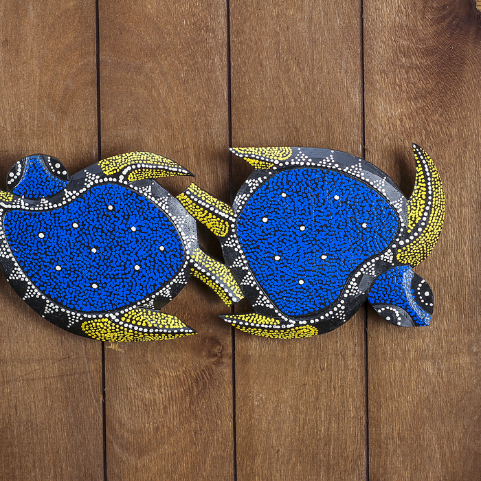 Панно настенное "Морские черепашки" 17х1,5х100 см