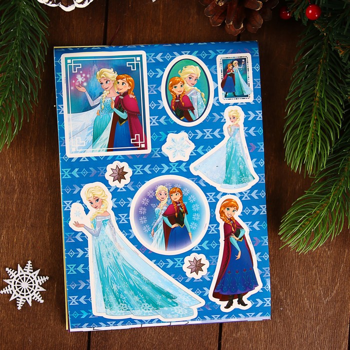 Набор для творчества с наклейкам "Верь в чудеса!", Холодное сердце