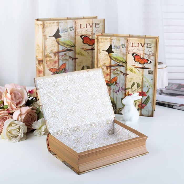 Набор коробок 3в1, 29 х 23,5 х 7,5 - 21,5 х 16,5 х 5 см