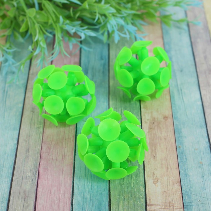 Мяч "Липучка", цвет зелёный