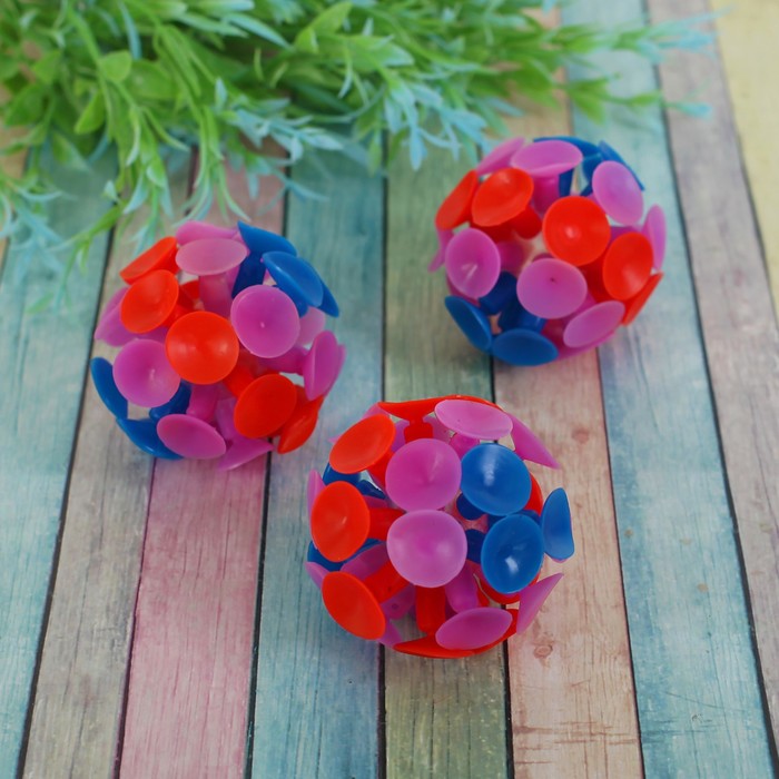 Мяч "Липучка" радуга