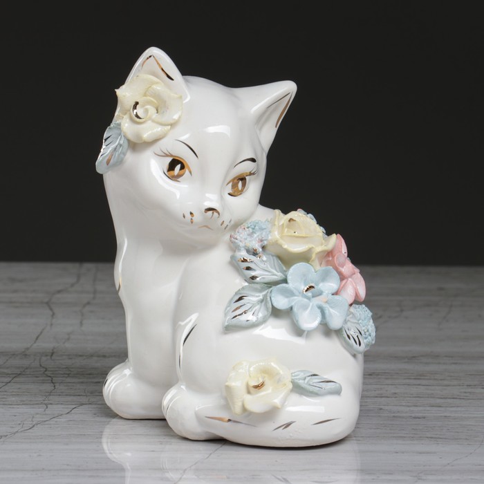 Копилка "Котик Яша", лепка большая