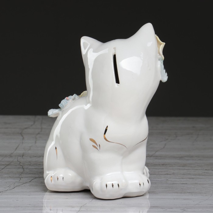 Копилка "Котик Яша", лепка большая