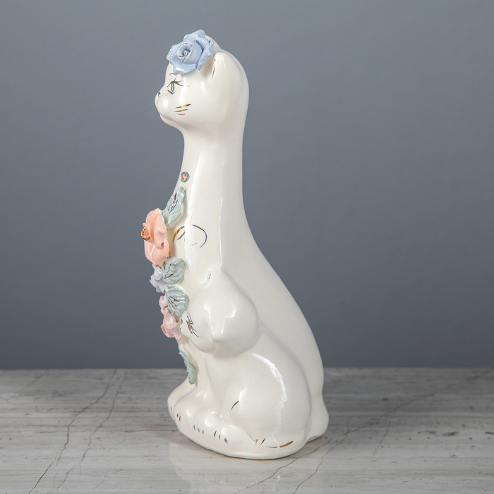 Копилка "Кошка с котятами" мини лепка