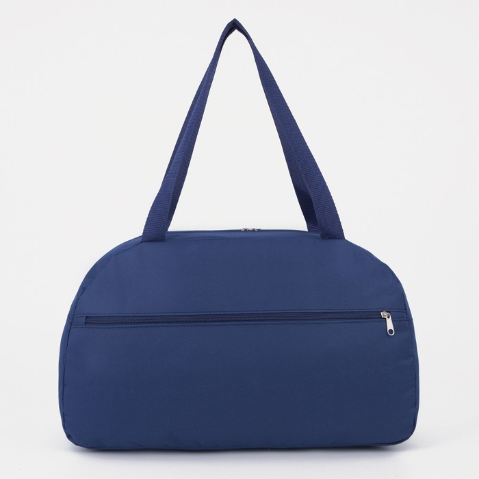 Сумка спортивная, отдел на молнии, наружный карман, цвет синий/васильковый/дымчатый