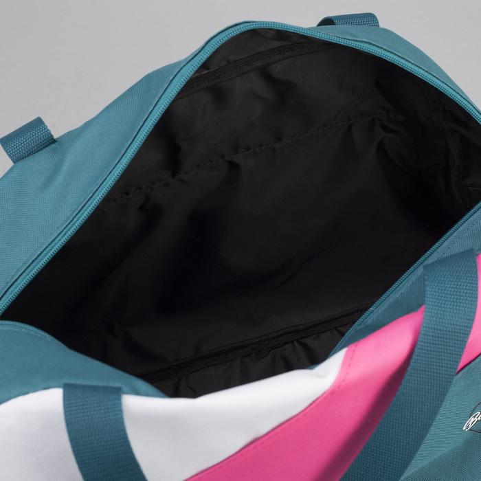 Сумка спортивная, отдел на молнии, наружный карман, цвет морской/розовый/белый