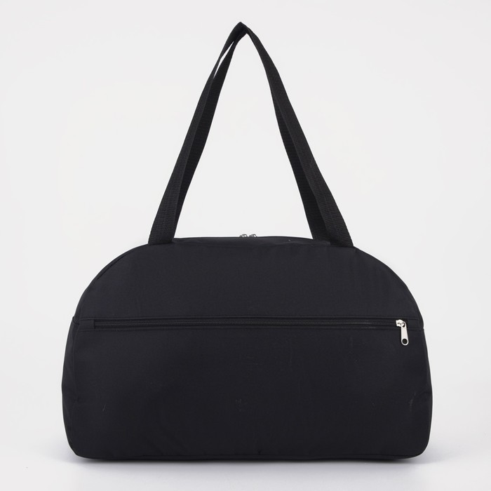 Сумка спортивная, отдел на молнии, наружный карман, цвет чёрный/серый/салатовый