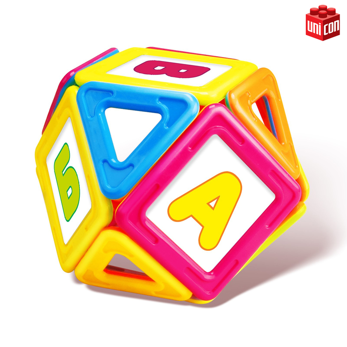 Магнитный конструктор Magical Magnet, 22 детали, прозрачные