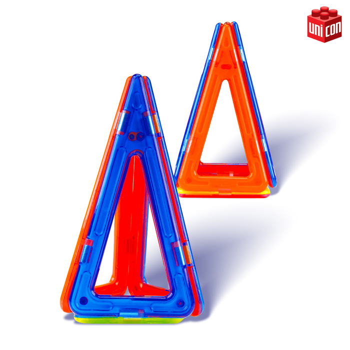 Магнитный конструктор Magical Magnet, 34 детали, прозрачные