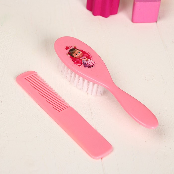 Набор расчесок "Маша" Маша и Медведь (щетка+ расческа)