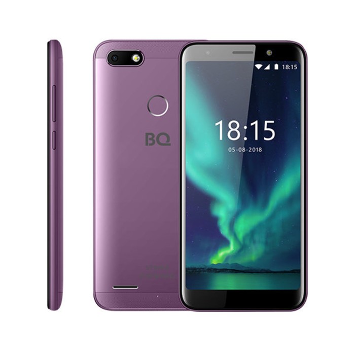Смартфон BQ S-5512L Strike Forward 5,45",1440*720, 16Gb,2GbRAM,Fingerprint фиолетовый