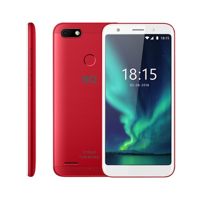 Смартфон BQ S-5512L Strike Forward 5,45",1440*720, 16Gb, 2GbRAM,Fingerprint красный