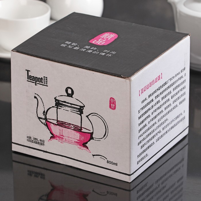 Чайник заварочный 900 мл "Луи", с металлическим ситом