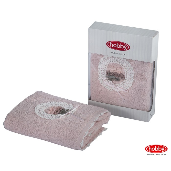 Полотенце махровое Romantic, размер 50х90 см, светло-розовый, 480 г/м2