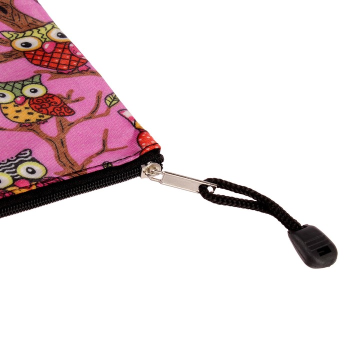 Папка-конверт на молнии формат В65 Совы