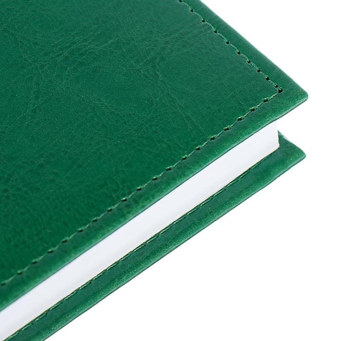 Ежедневник датированный 2019 г А5, 336 страниц, Небраска, зелёный