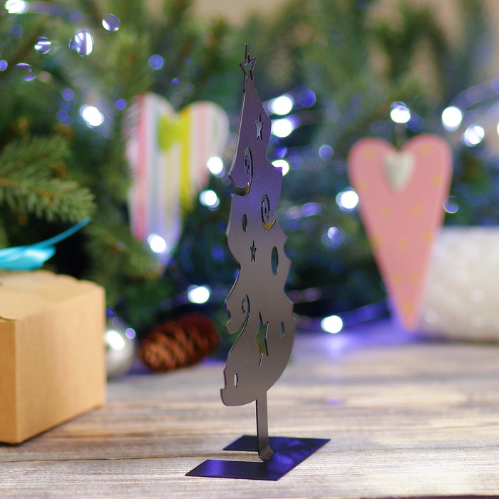 Елка-держатель на подставке 20см