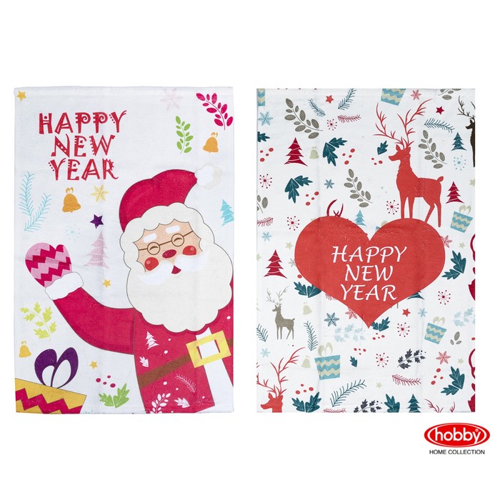 Набор полотенец "Подарок", размер 40х60 см-2 шт., V1