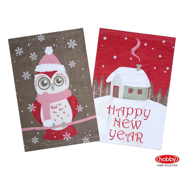 Набор полотенец "Подарок", размер 40х60 см-2 шт., V3