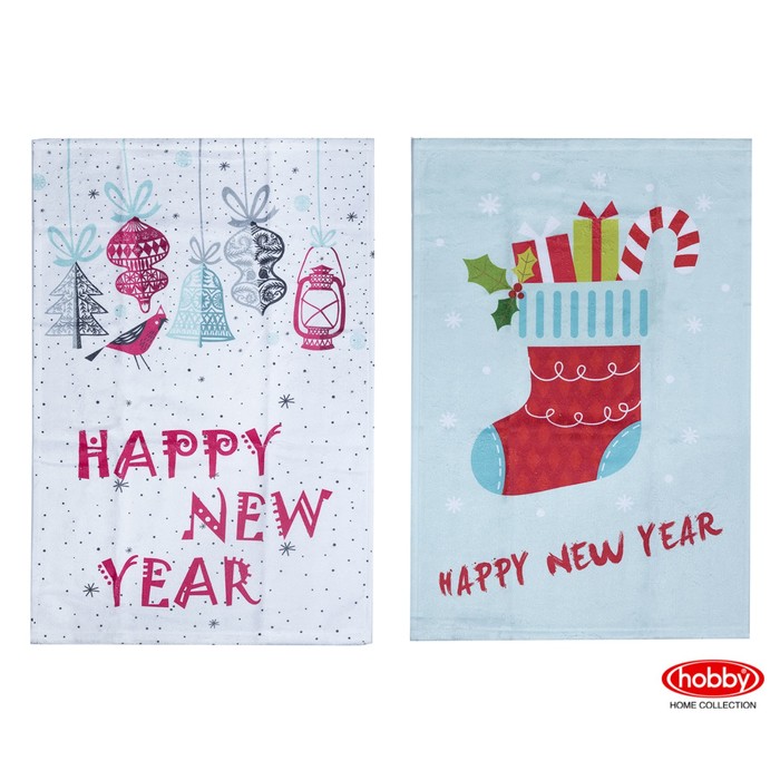 Набор полотенец "Подарок", размер 40х60 см-2 шт., V4