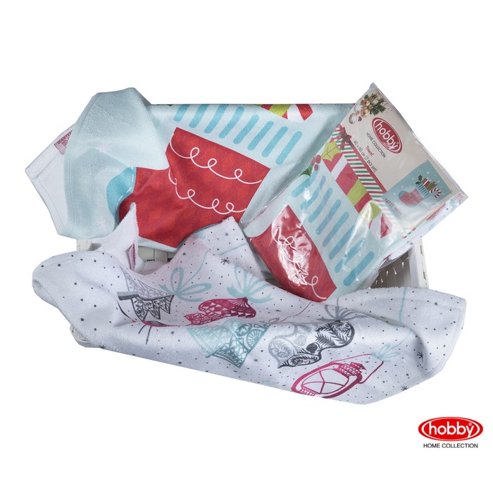 Набор полотенец "Подарок", размер 40х60 см-2 шт., V4