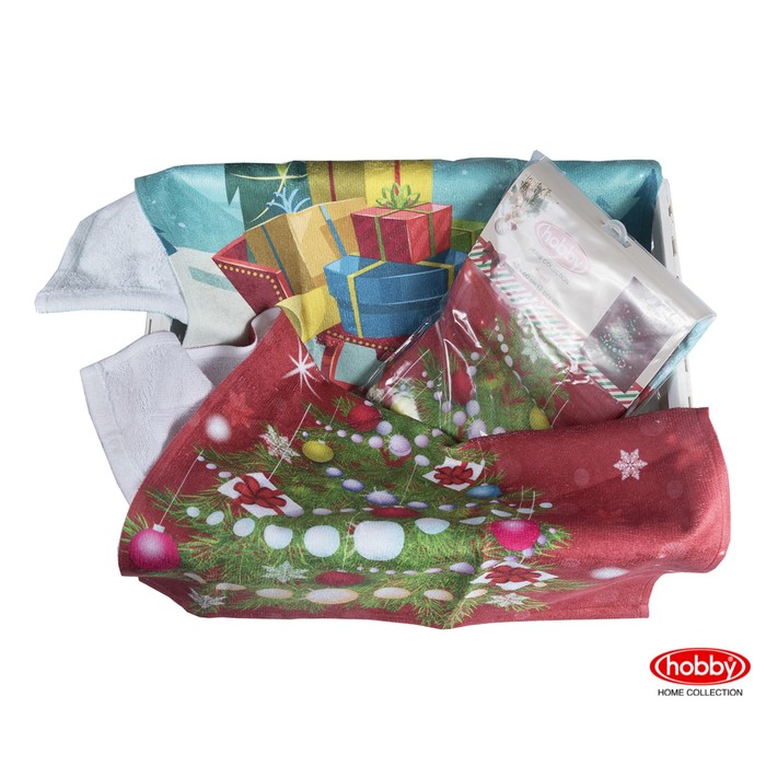 Набор полотенец "Подарок", размер 40х60 см-2 шт., V9