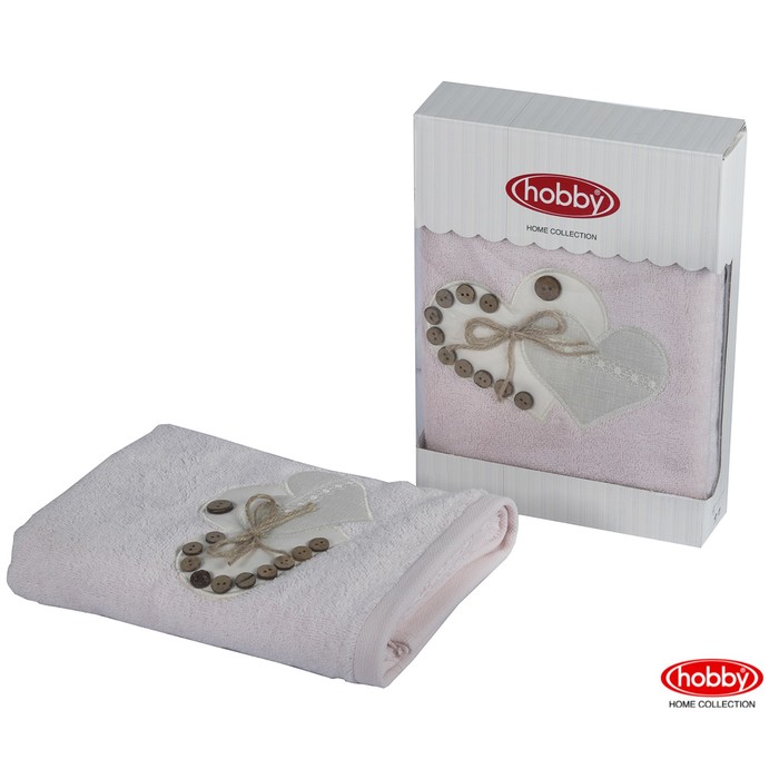 Полотенце махровое Felisia-tina, размер 50х90 см, светло-розовый, 480 г/м2