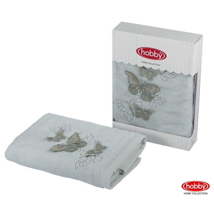 Полотенце махровое Gulnihal-bahar, размер 50х90 см, минт, 480 г/м2