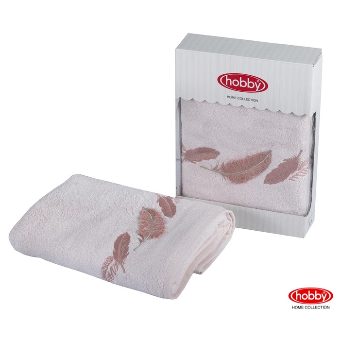 Полотенце махровое Gulnihal-guz, размер 50х90 см, розовый, 480 г/м2