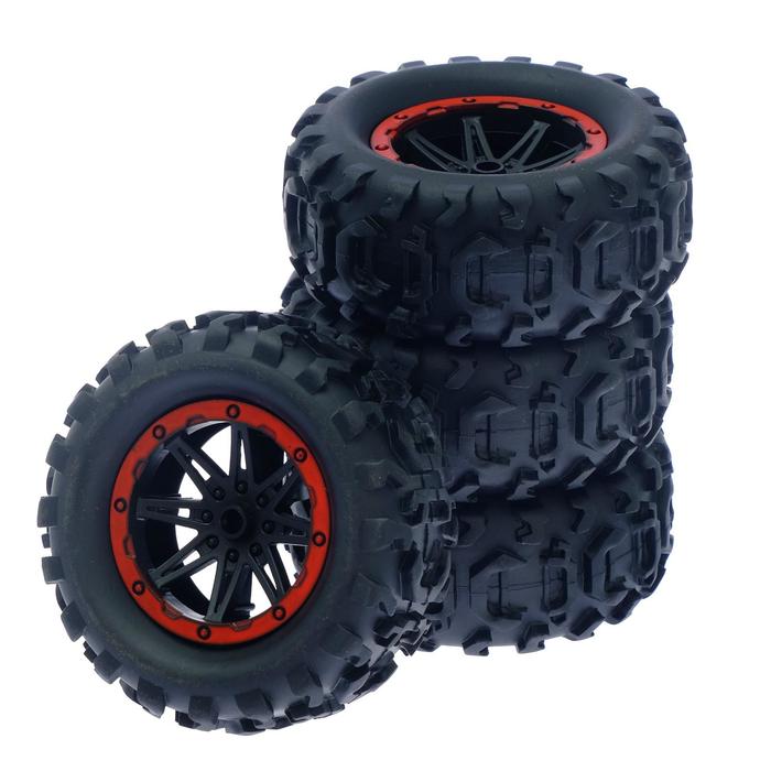 Джип радиоуправляемый "Гусеничный вездеход", полный привод 4WD, работает от аккумулятора, МИКС