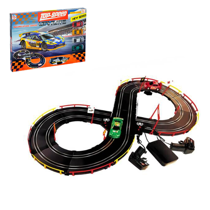 Автотрек "Top Speed", 4 машины, работает от батареек