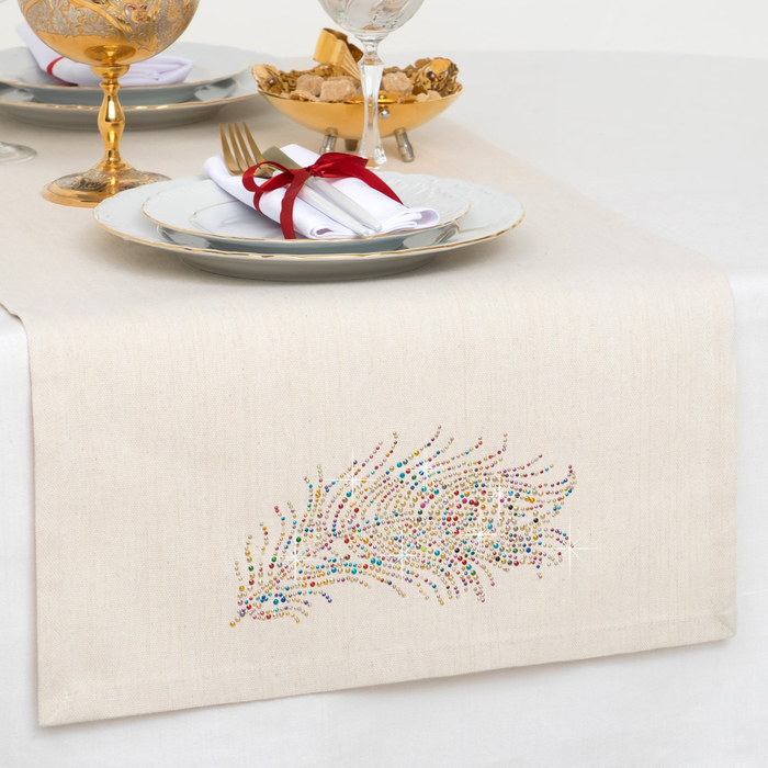 Дорожка "Этель" Перо 40х142 см, 80% хлопок, 20% п/э