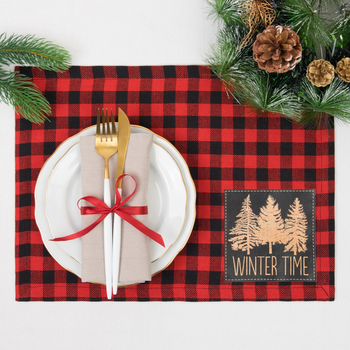 Салфетка Winter time 30*40 см, 80% хлопок, 20% п/э