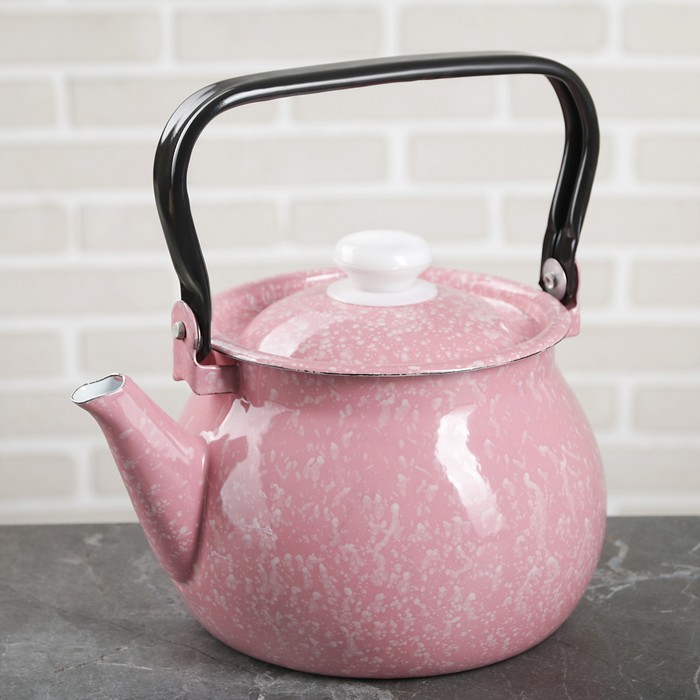 Чайник 2 л "Перлина", эмалированная крышка