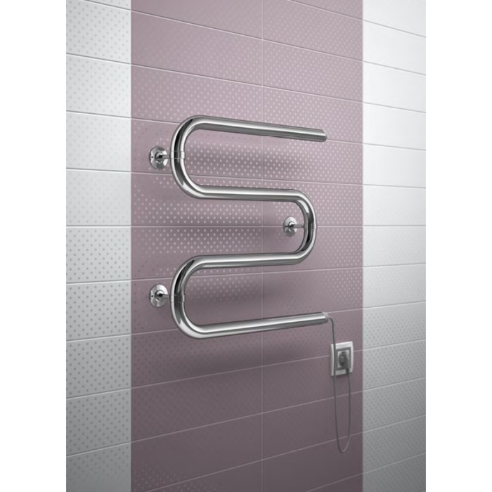 Полотенцесушитель "Маргроид, вид 52 Э" (3/4"), шнуровой, 500х600 мм