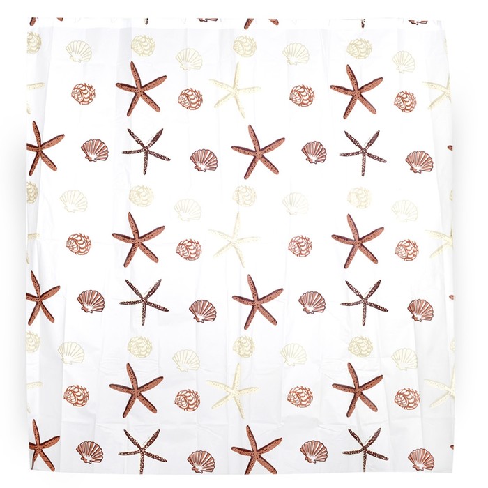 Занавеска (штора) для ванной Sea, 180х180 см