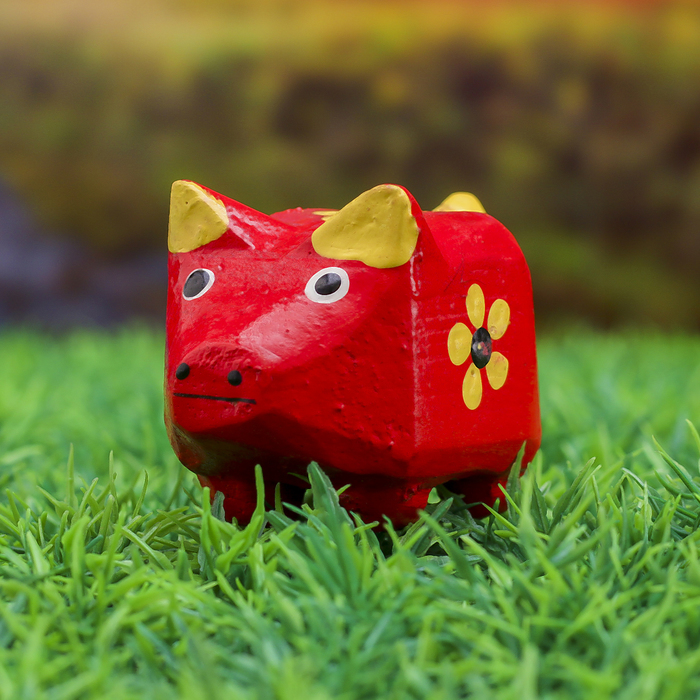 Набор сувенирный "Свинки с цветочком" 23х6х5 см МИКС